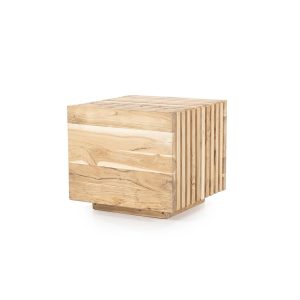 FurniLux Bijzet tafel Tom – 50x50x45 cm – naturel FurniLux Bijzet tafel Tom – 50x50x45 cm – naturel
