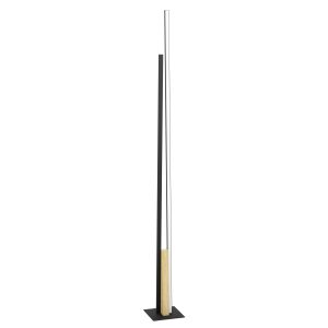 EGLO vloerlamp Panagria – led – 146 cm – zwart/bruin/wit EGLO vloerlamp Panagria – led – 146 cm – zwart/bruin/wit