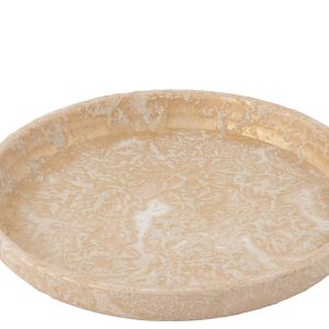 J-Line bloempot Terra – keramiek – rose/goud – Ø 40 cm J-Line bloempot Terra – keramiek – rose/goud – Ø 40 cm