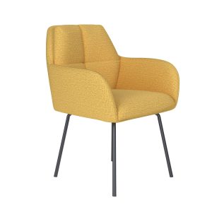Housecraft Living Pete Eetkamerstoel Metaal Okergeel Housecraft Living Pete Eetkamerstoel Metaal Okergeel
