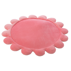 J-Line speelmat Bloem – polyester – roze J-Line speelmat Bloem – polyester – roze