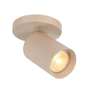 Highlight spot Mila – 1 lichts – 10 x 15 cm – beige
