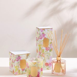 J-Line geurstokjes Happiness Blooms – Mimosa & Rose – glas – wit J-Line geurstokjes Happiness Blooms – Mimosa & Rose – glas – wit