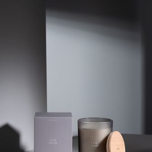 J-Line geurkaars Accords Essentiels – Cuir Désir – glas – bruin – 52U J-Line geurkaars Accords Essentiels – Cuir Désir – glas – bruin – 52U