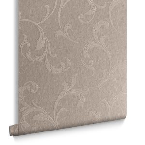 Graham & Brown Vliesbehang – Baroque Bead Champagne – 10mx52cm