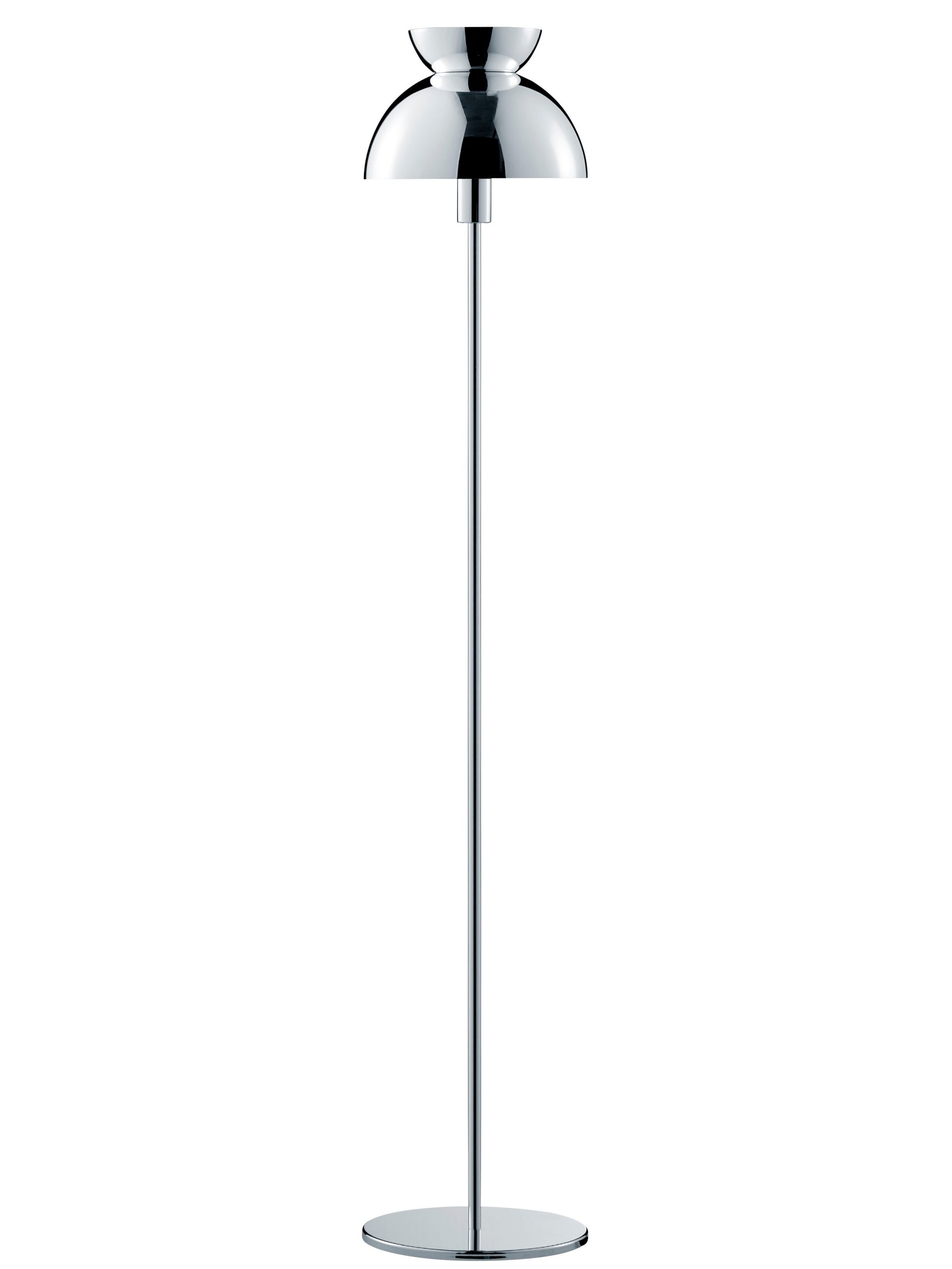 Frandsen vloerlamp Butterfly - zilver - 25x25x135cm
