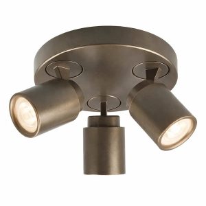 Freelight spot Razza – 3 lichts – 21 x 14 cm – brons goud Freelight spot Razza – 3 lichts – 21 x 14 cm – brons goud