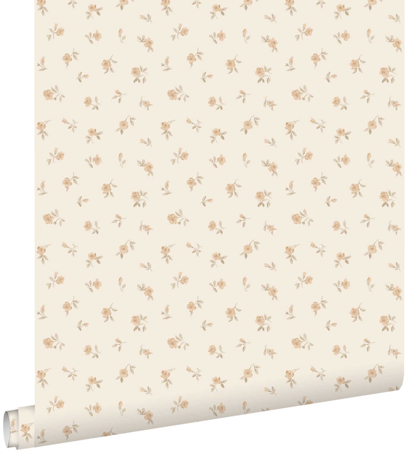 ESTAhome behang vintage bloemetjes zand beige - 53 cm x 10.05 m - 1398