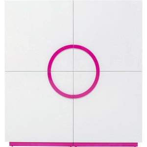 Kare Design Kledingkast Tresor wit en roze