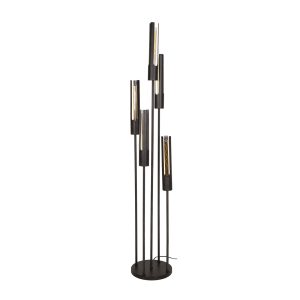 Giga Meubel Vloerlamp Tube – Zwart Metaal – 5-Lichts – 30x30x176cm Giga Meubel Vloerlamp Tube – Zwart Metaal – 5-Lichts – 30x30x176cm