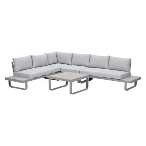 Garden Impressions loungeset Diego 5-delig – taupe – valley sand Garden Impressions loungeset Diego 5-delig – taupe – valley sand