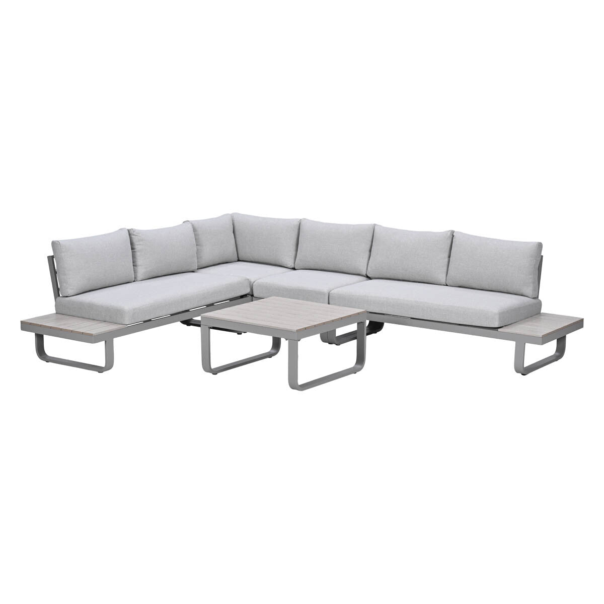 Garden Impressions loungeset Diego 5-delig - taupe - valley sand