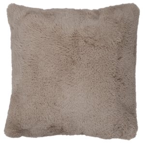 J-Line kussen Cutie – polyester – muisgrijs