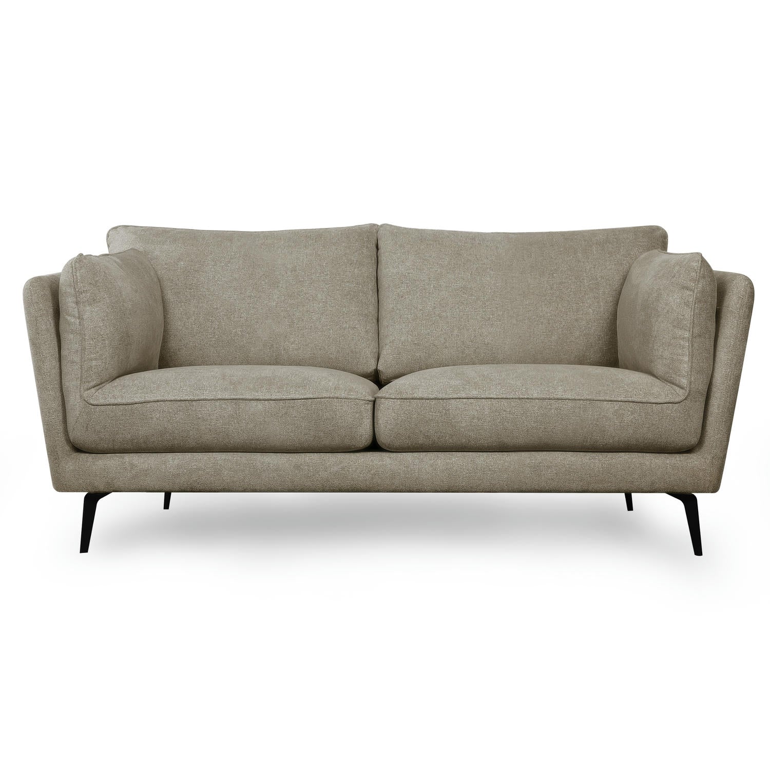 Furnhouse 2-zitsbank Bari - Taupe - Stof - 92x182x84