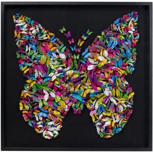 Kare Design Decoratief frame Farfalla 120x120cm