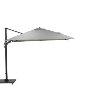 Hawaii Deluxe parasol – 300×300 cm – carbon black – royal zand