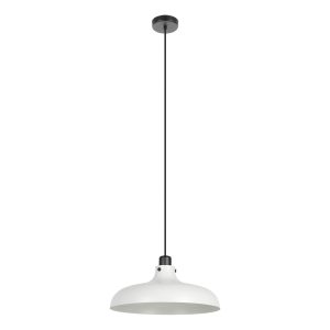 EGLO hanglamp Matlock – e27 – ø 38 cm – grijs/zwart – staal