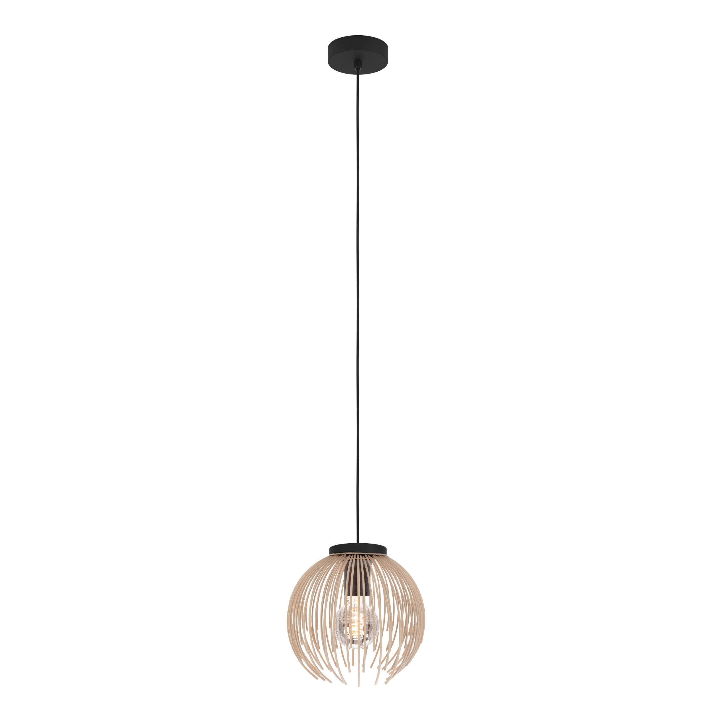EGLO hanglamp Venezuela-A - E27 - Ø 23.5 cm - zandkleur