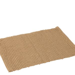 J-Line placemat Rechthoek – jute – naturel
