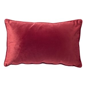FINN – Sierkussen 30×50 cm – velvet – lendekussen – Merlot – rood FINN – Sierkussen 30×50 cm – velvet – lendekussen – Merlot – rood