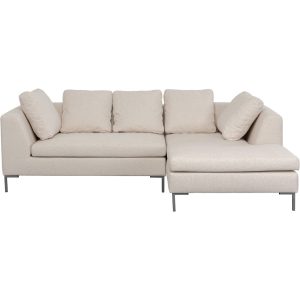 Kare Design Hoekbank Gianna 250cm rechts creme Kare Design Hoekbank Gianna 250cm rechts creme