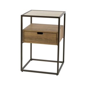 Giga Living Nachtkastje Cassetto – Travertin Keramiek – 40x35x60cm