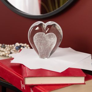 J-Line presse-papier Hart – glas – wit – small
