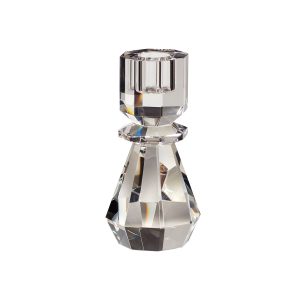 Hübsch kandelaar Gem – kristal – ø7xh14cm Hübsch kandelaar Gem – kristal – ø7xh14cm