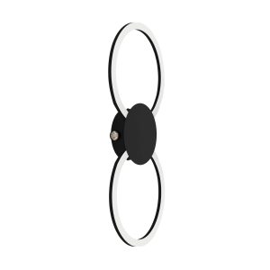 EGLO plafonnière Venticello 1 – zwart;wit