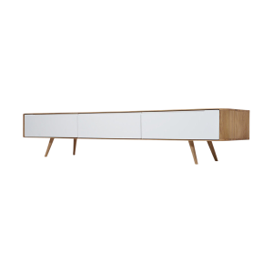 Gazzda Ena Lowboard Naturel – TV meubel – 225 x 42 cm