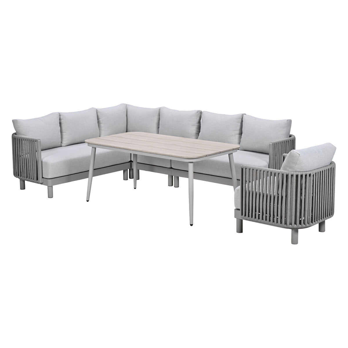 Garden Impressions Lounge dining set Andong 6-delig - taupe