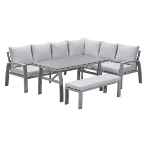 Garden Impressionslounge dining set Cameron 4-delig rechts – valley sa