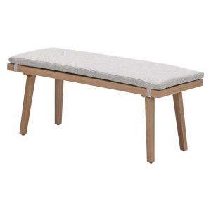 Garden Impressions sportbank San Mauro light teak look 110×41 cm Garden Impressions sportbank San Mauro light teak look 110×41 cm