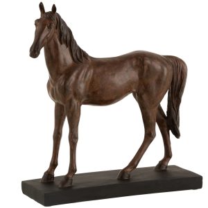 J-Line decoratie Paard – polyresin – bruin – large J-Line decoratie Paard – polyresin – bruin – large