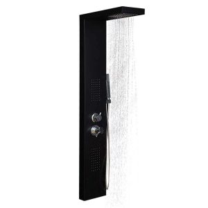Home Deluxe Douchepaneel CASCATA Zwart Home Deluxe Douchepaneel CASCATA Zwart