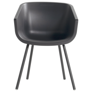 Hartman Tuinstoel Amalia Rondo – Antraciet Kunststof – Set Van 2