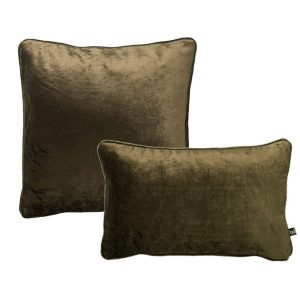 KUSSENSET | 2-delig | Chloe | groen | Hoii | inclusief veren binnenkus