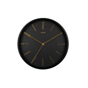 Karlsson wandklok Belle – zwart – Ø35cm Karlsson wandklok Belle – zwart – Ø35cm