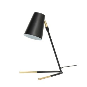 Hübsch tafellamp Slant – messing/ijzer – 29x25xh44cm, e27/15w