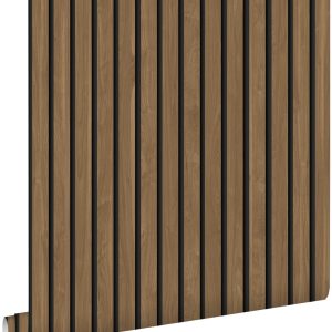 ESTAhome behang houten wandpanelen 3d bruin – 53 cm x 10.05 m – 139609