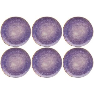Kare Design Borden Shirley paars Ø26cm (6/Set)