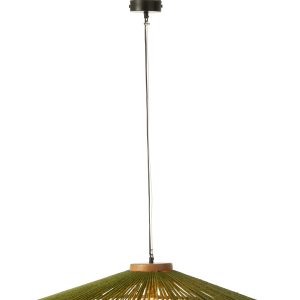 J-Line hanglamp Ovni – ijzer/jute – groen – large J-Line hanglamp Ovni – ijzer/jute – groen – large