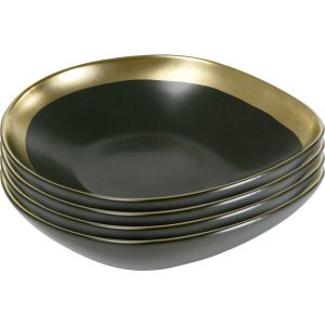 Kare Design Soepborden Vibrations Ø19cm groen (4/Set)