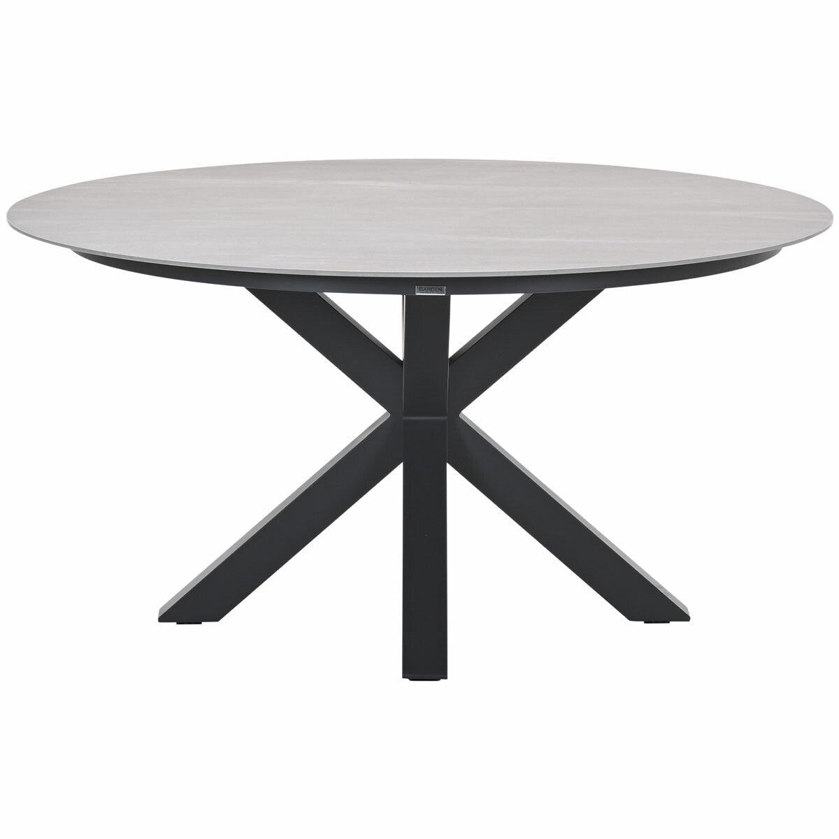 Garden Impressions tuintafel Duuk Napoli sand - Ø150 cm