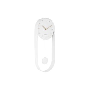 Karlsson wandklok Pendulum Charm – wit – 4.8x20x50cm Karlsson wandklok Pendulum Charm – wit – 4.8x20x50cm