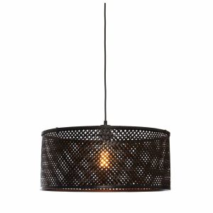 GOOD&MOJO hanglamp Java – zwart – Ø50cm GOOD&MOJO hanglamp Java – zwart – Ø50cm