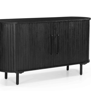 Giga Meubel Dressoir Merel – Metaal/Mangohout – Zwart – 140cm Giga Meubel Dressoir Merel – Metaal/Mangohout – Zwart – 140cm