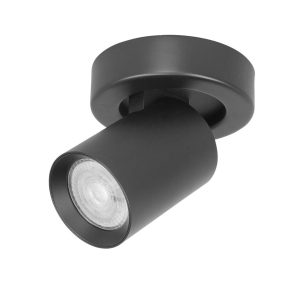 Highlight spot Oliver – 1 lichts – 10 x 13 cm – zwart
