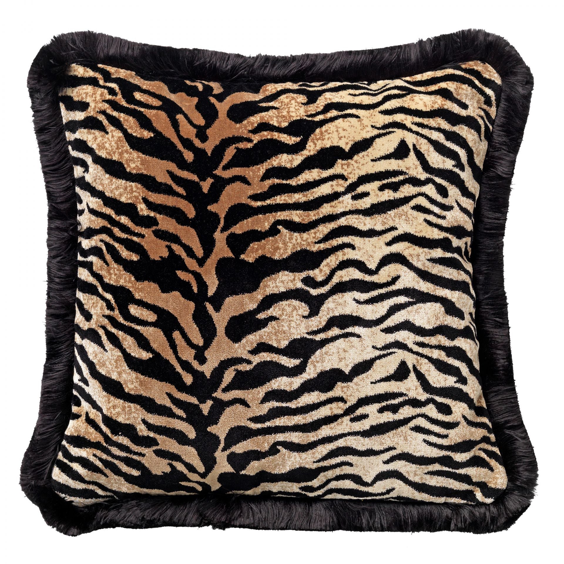 ELEONORA | sierkussen 45x45 cm | Pumice Stone | beige | dierenprint |