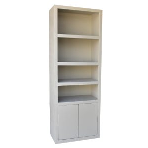 Giga Meubel Wandkast Xander – Mangohout – Beige – 80x45x220cm Giga Meubel Wandkast Xander – Mangohout – Beige – 80x45x220cm